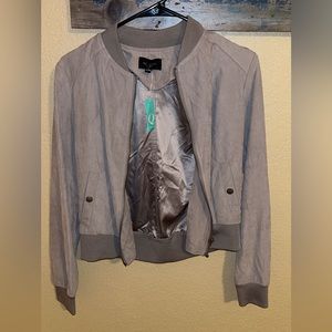 Tan/beige bomber jacket, new with tags